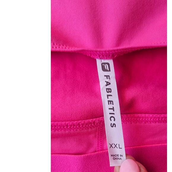 Fabletics Tropez Dress, Performance Strappy Sexy Sporty, Magenta, Sz XXL - Picture 4 of 8